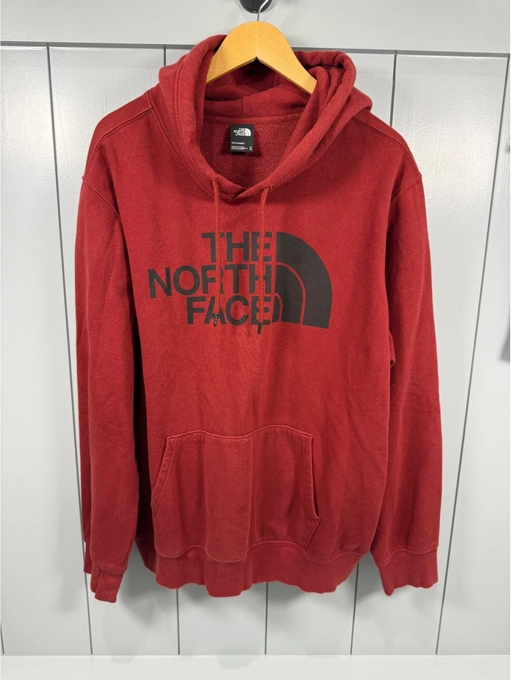 The North Face Men's XL Red Hoodie jock, gorpcore Sweatshirt